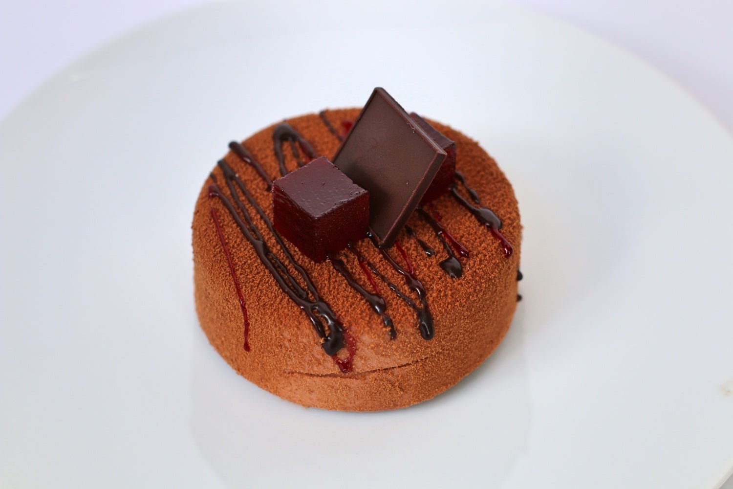 Red & Black Individual from Pâtisserie Poupon